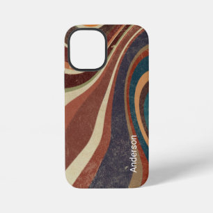 Modern Eligant Retro Line Monogram iPhone 12 Mini Case