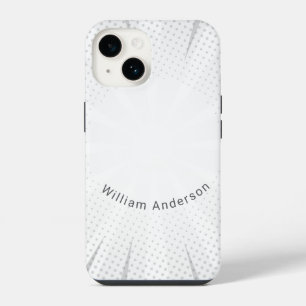 Modern Eligant Retro Line Monogram iPhone 14 Case