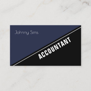 Modern elite stand out diagonal split business card