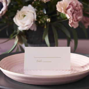 Modern Emerald Green Black Elegant Wedding Place Card