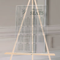 Modern Emerald Green Monogram Script Wedding Seat