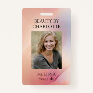 Modern Employee Photo ID Badge