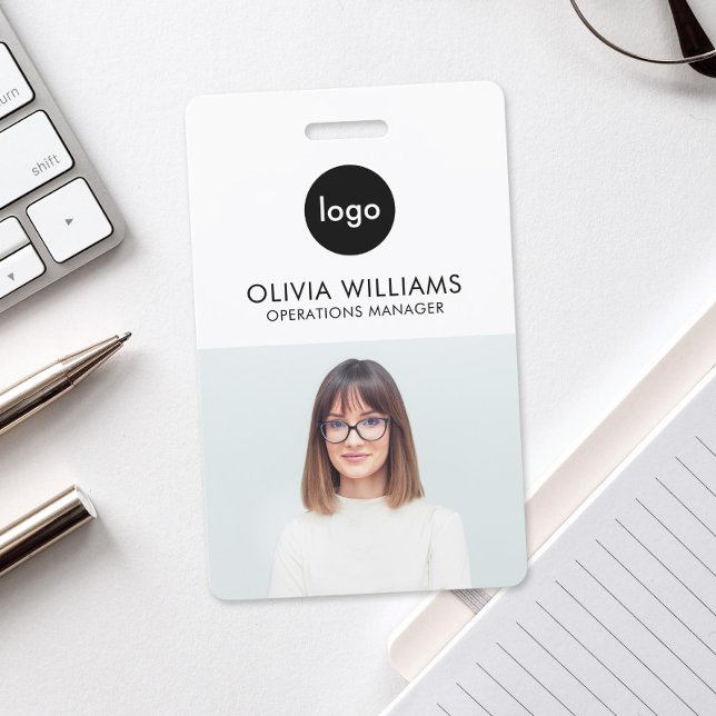 Modern Employee Photo ID Company Badge (Creator Uploaded)