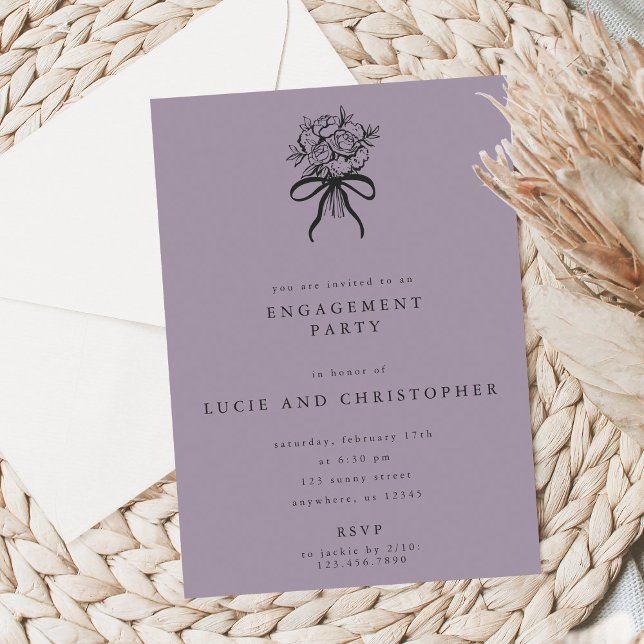 Modern Engagement Party Invitation (Creator Uploaded)