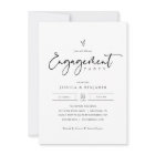 Modern Engagement Party Invitation