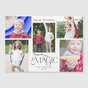 Modern Enjoy the Magic Calligraphy Multi-Photo