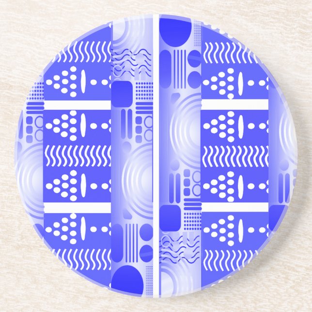 Modern Ethnic Geometric  Coaster (Front)