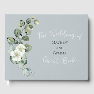 Modern Eucalyptus Design Guest Book