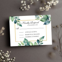 Modern Eucalyptus Leaves Islamic Muslim Invitation