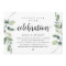 Modern Eucalyptus, Wedding Elopement Celebration