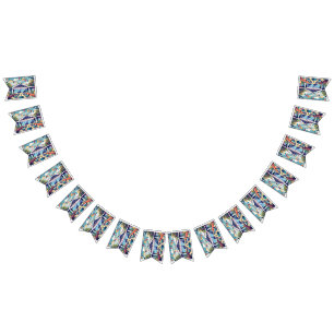modern-event-venue-adorned-with-bunting-banner bunting 