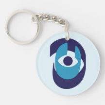 Modern Evil Eye Keychain – Protective Nazar Amulet