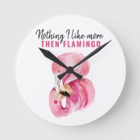 Modern Exotic Pink Watercolor Flamingo Gift
