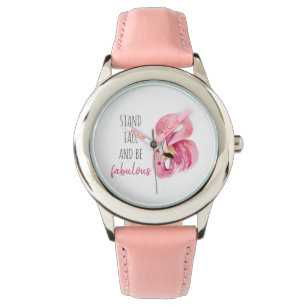 Modern Exotic Stand Tall And BE Fabulous Flamingo Watch