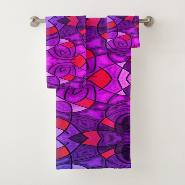 Modern Expressionism Bath Towel Set (Insitu)