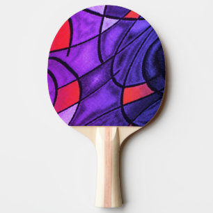 Modern Expressionism Ping Pong Paddle