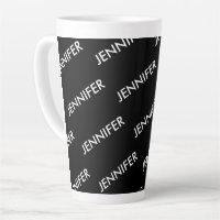Modern Extravagant You Name It Personalised Black