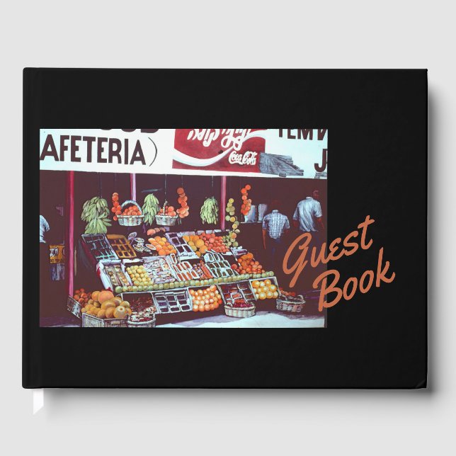 Modern Face on a Timeless Commerce, Jericho Israel Guest Book (Front)