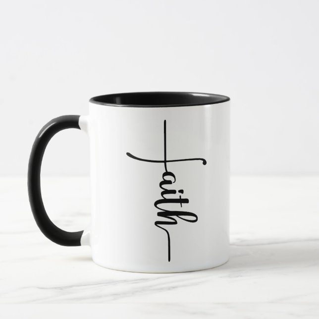 Modern Faith Christian Mug (Left)