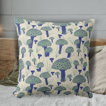 Modern Fall Mushroom Fly Agaric Pattern Drawing Cushion<br><div class="desc">Modern Fall Mushroom Fly Agaric Pattern Drawing Throw Pillow. Modern digital hand drawing of beautiful fly agaric mushrooms in green,  blue and beige colours.</div>