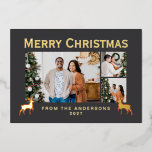 Modern Family 3 Photo Collage Elegant Christmas<br><div class="desc">Celebrate the season by showcasing your most precious family moments in this sophisticated multi-photo layout. This versatile design allows you to easily customize the text and photos to create a high-end personalized greeting for everyone on your list.</div>