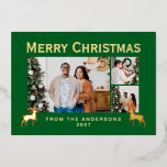 Modern Family 3 Photo Collage Elegant Christmas<br><div class="desc">Celebrate the season by showcasing your most precious family moments in this sophisticated multi-photo layout. This versatile design allows you to easily customize the text and photos to create a high-end personalized greeting for everyone on your list.</div>