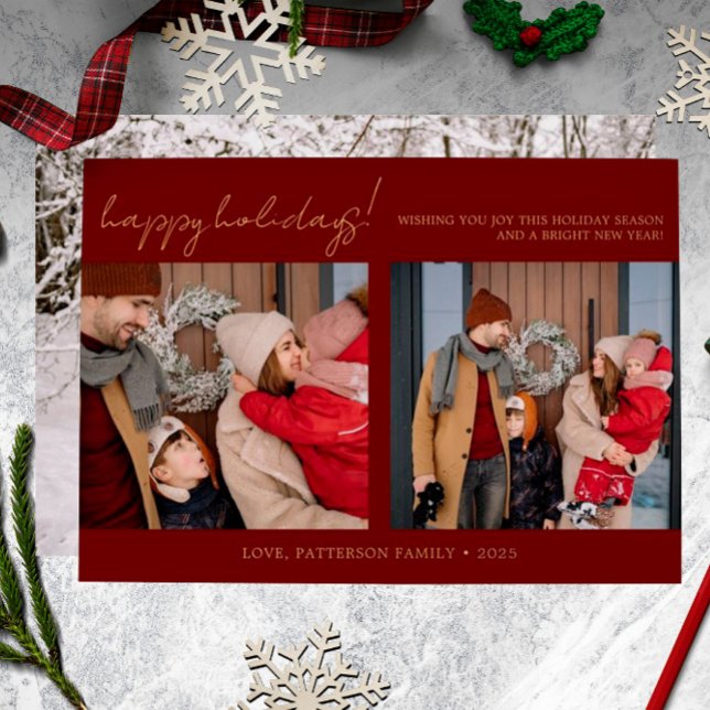 Modern Family 3 Photo Red Christmas (Creator Uploaded)
