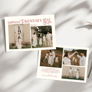 Modern Family 5 Photos Happiest Valentines Day Holiday Card