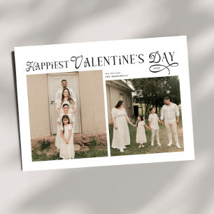 Modern Family 5 Photos Happiest Valentines Day Holiday Card