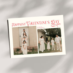 Modern Family 5 Photos Happiest Valentines Day Holiday Card