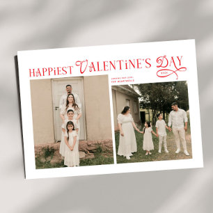 Modern Family 5 Photos Happiest Valentines Day Holiday Card