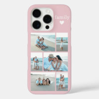 Modern Family 6 Photo Blush Pink