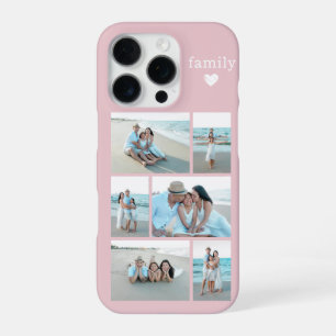 Modern Family 6 Photo Blush Pink iPhone 16 Pro Case