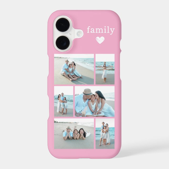 Modern Family 6 Photo Pink (Back)