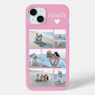 Modern Family 6 Photo Pink iPhone 15 Mini Case