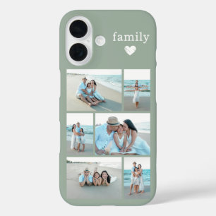 Modern Family 6 Photo Sage Green iPhone 16 Case