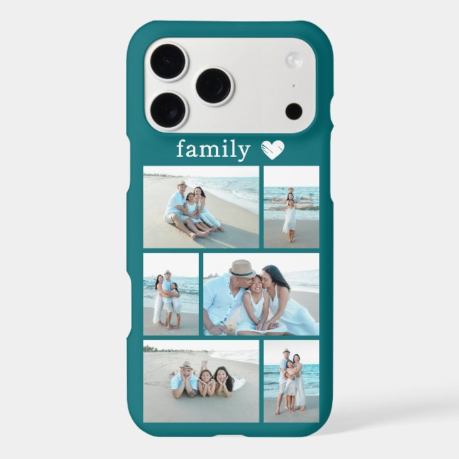 Modern Family 6 Photo Teal (Back)