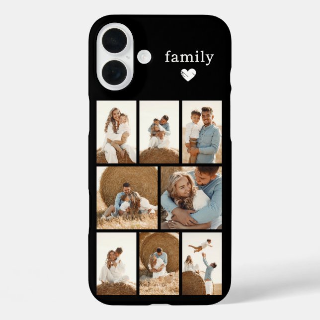 Modern Family 8 Photo Black Case-Mate iPhone Case (Back)