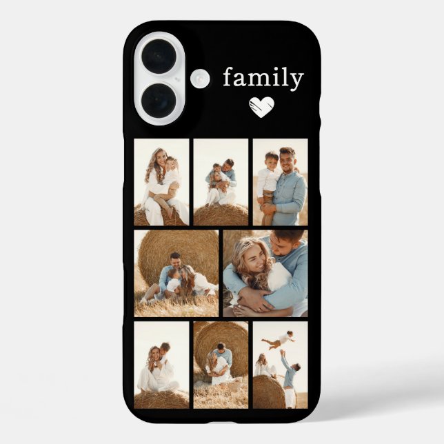 Modern Family 8 Photo Black Case-Mate iPhone Case (Back)