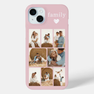 Modern Family 8 Photo Blush Pink iPhone 15 Mini Case