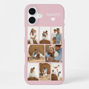 Modern Family 8 Photo Blush Pink iPhone 16 Plus Case