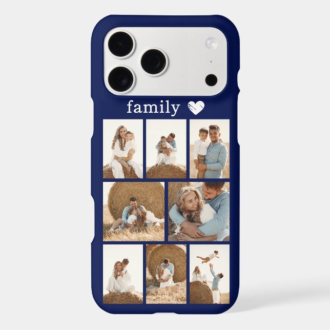Modern Family 8 Photo Navy Blue (Back)