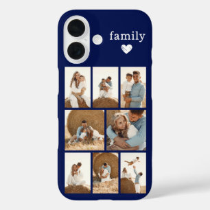 Modern Family 8 Photo Navy Blue iPhone 16 Case