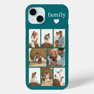 Modern Family 8 Photo Teal iPhone 15 Mini Case