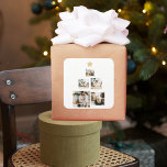 Modern Family Christmas Tree Photo With Star Square Sticker<br><div class="desc">Capture the magic of your family's holiday moments with our "Modern Family Christmas Tree with Photo" personalised keepsake.Transform your family's special memories into a one-of-a-kind holiday keepsake with our "Modern Family Christmas Tree with Photo" ornament from Zazzle. Order yours today and make this holiday season truly memorable!</div>