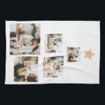 Modern Family Christmas Tree Photo With Star Tea Towel<br><div class="desc">Capture the magic of your family's holiday moments with our "Modern Family Christmas Tree with Photo" personalised keepsake.Transform your family's special memories into a one-of-a-kind holiday keepsake with our "Modern Family Christmas Tree with Photo" ornament from Zazzle. Order yours today and make this holiday season truly memorable!</div>