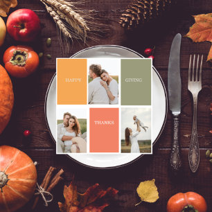 Modern Family Collage Photo   Happy Thanksgiving