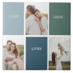 Modern Family Collage Photo | Love Live Here<br><div class="desc">Introducing the "Modern Family Collage Photo | Love Live Here" gift—a beautiful and personalised keepsake that celebrates the love and warmth of your family. This unique collage photo is a perfect addition to your home decor, capturing cherished moments and memories that define your family's unique journey.The "Love Live Here" inscription...</div>