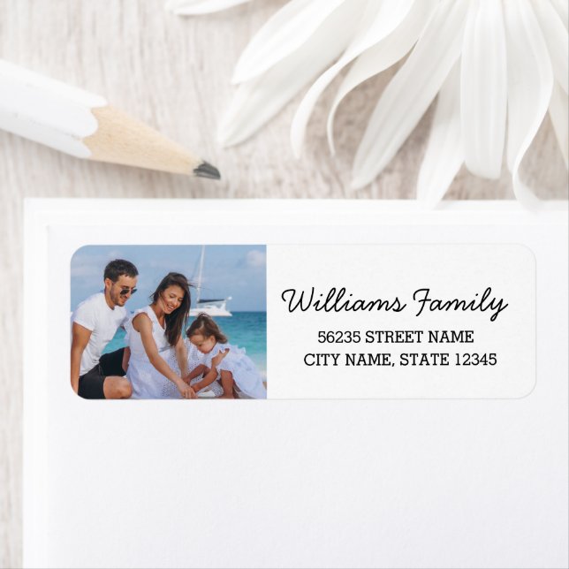 modern family holiday photo stylish calligraphy  (Insitu)