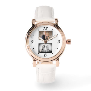 Modern Family Keepsake 2 Photo Collage Woman Watch